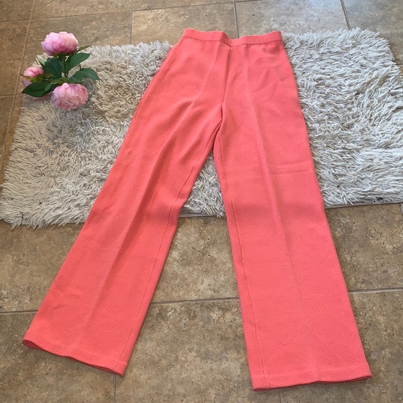 St. John Sport by Marie Gray Pants - St. John Collection by Marie Gray Straight Wide Leg Trouser Pants